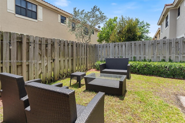 9618 Waterview Way, Parkland, FL 33076 - view of yard featuring an outdoor living space
