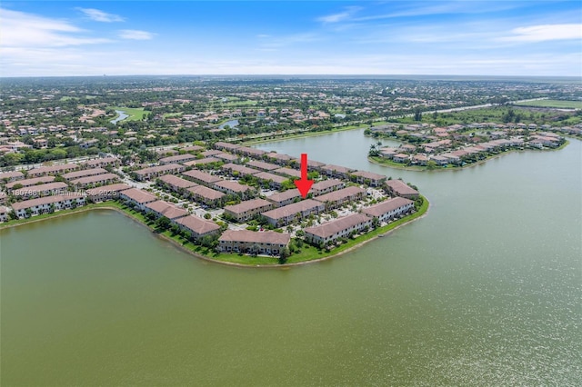 9618 Waterview Way, Parkland, FL 33076 - aerial view of residential area featuring a large body of water