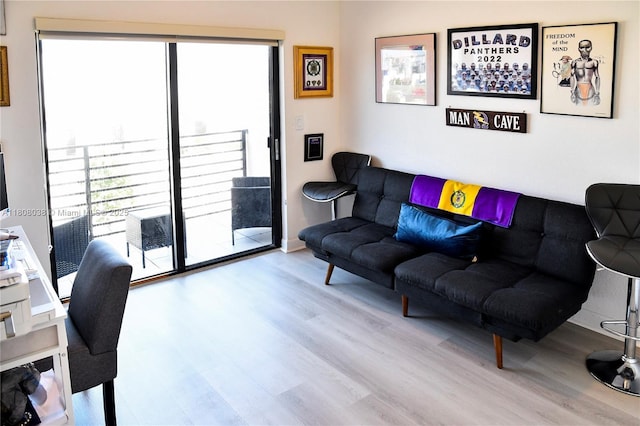 21068 NE 8th Ave, Miami, FL 33179 - living area featuring wood finished floors