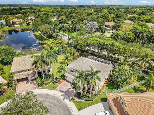 3945 Heron Ridge Ln, Weston, FL 33331 - aerial view of residential area featuring a nearby body of water