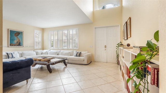 3945 Heron Ridge Ln, Weston, FL 33331 - living room featuring light tile patterned floors