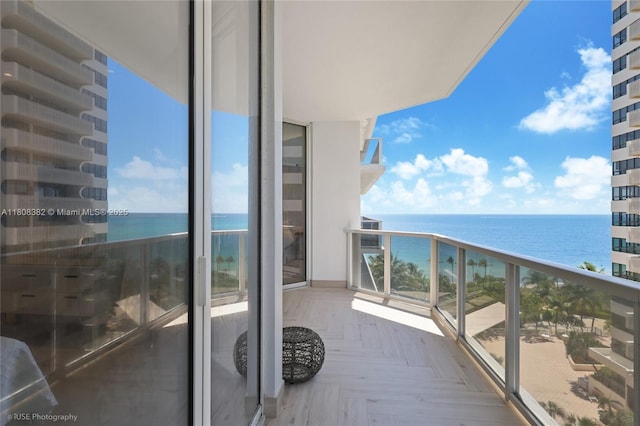 10225 Collins Ave Unit 604, Bal Harbour, FL 33154 - balcony with a water view