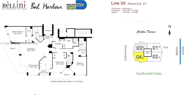10225 Collins Ave Unit 604, Bal Harbour, FL 33154 - room layout