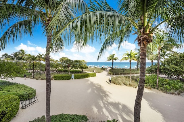 10225 Collins Ave Unit 604, Bal Harbour, FL 33154 - view of home's community with view of water and beach