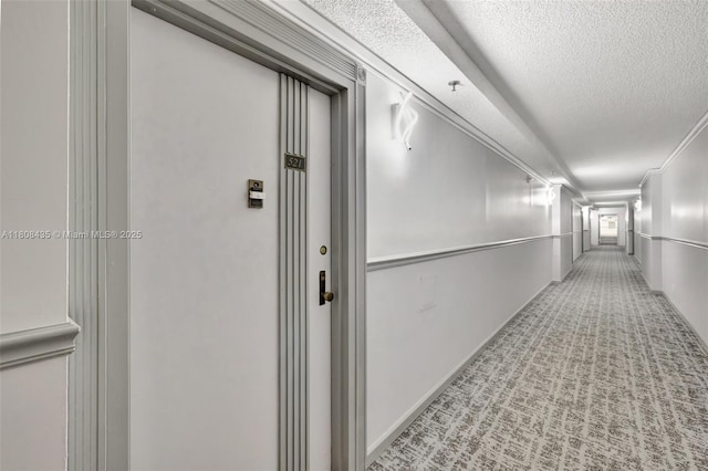 16919 N Bay Rd Unit 521, Sunny Isles Beach, FL 33160 - hall with a textured ceiling