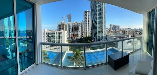 480 NE 30th St Unit 1405, Miami, FL 33137 - balcony featuring a view of city