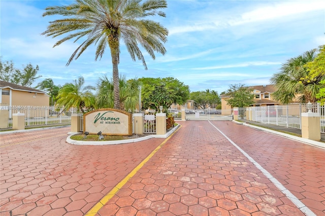2288 SW 81st Ave Unit 2288, Miramar, FL 33025 - view of home's community featuring a gate