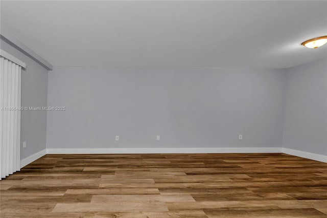 2288 SW 81st Ave Unit 2288, Miramar, FL 33025 - empty room with wood finished floors and baseboards