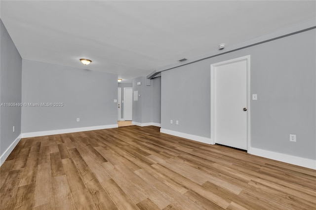 2288 SW 81st Ave Unit 2288, Miramar, FL 33025 - below grade area featuring wood finished floors and baseboards