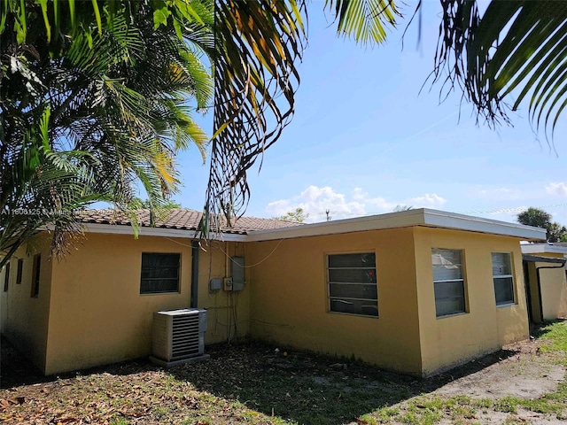 3773 NW 1st Ct, Lauderhill, FL 33311 - view of home's exterior featuring cooling unit and stucco siding