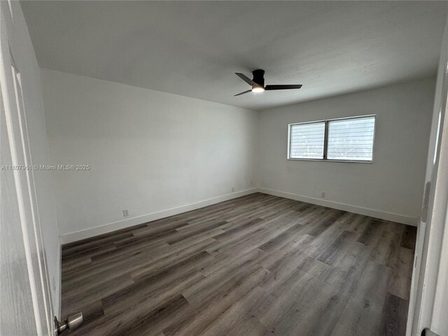 630 Layne Blvd Unit 211, Hallandale Beach, FL 33009 - unfurnished bedroom featuring wood finished floors and a ceiling fan