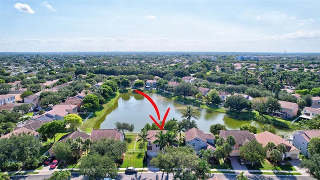 1874 NW 74th Way, Pembroke Pines, FL 33024 - aerial view of residential area with a nearby body of water