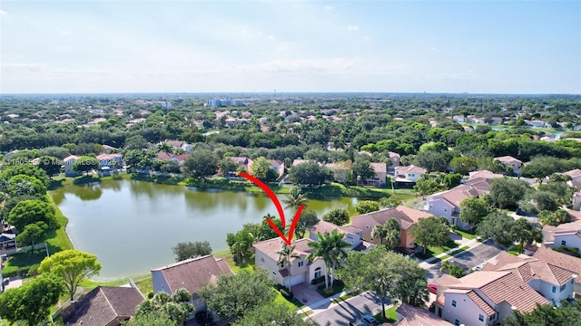 1874 NW 74th Way, Pembroke Pines, FL 33024 - aerial perspective of suburban area featuring a large body of water