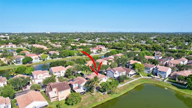 1874 NW 74th Way, Pembroke Pines, FL 33024 - aerial view of property's location with nearby suburban area and a nearby body of water