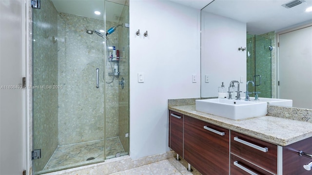 185 SW 7th St Unit 2911, Miami, FL 33130 - full bath with vanity and a shower stall