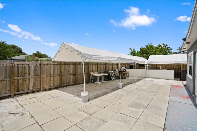 5390 SW 10th Ct, Margate, FL 33068 - fenced backyard with a patio