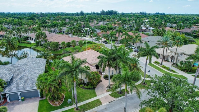 10881 Hawks Vista St, Plantation, FL 33324 - aerial perspective of suburban area featuring a large body of water