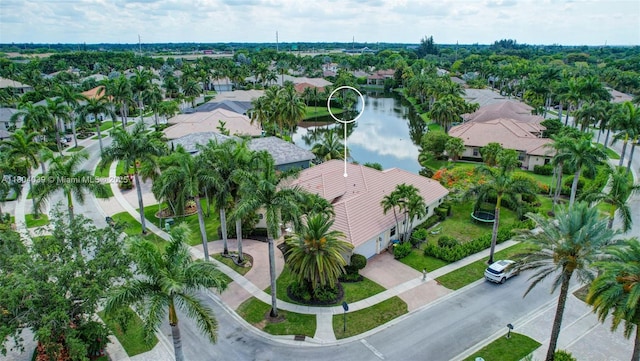 10881 Hawks Vista St, Plantation, FL 33324 - aerial perspective of suburban area with a nearby body of water