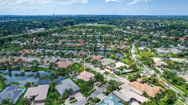 10881 Hawks Vista St, Plantation, FL 33324 - aerial view of property and surrounding area featuring nearby suburban area and a large body of water