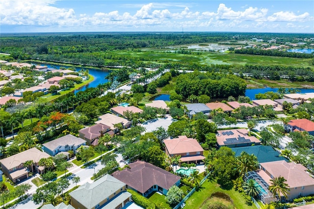 4149 E Gardenia Ave, Weston, FL 33332 - aerial view of residential area featuring a nearby body of water