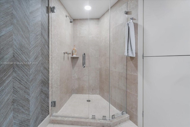 2127 Brickell Ave Unit 2302, Miami, FL 33129 - bathroom featuring a shower stall