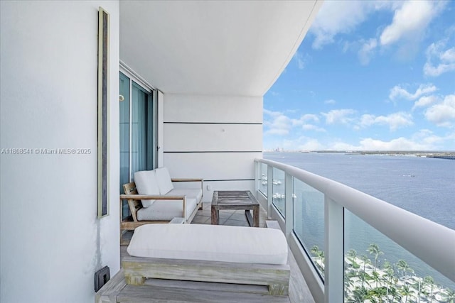 2127 Brickell Ave Unit 2302, Miami, FL 33129 - balcony featuring a water view