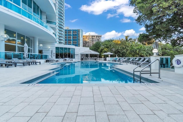 2127 Brickell Ave Unit 2302, Miami, FL 33129 - community pool with a patio
