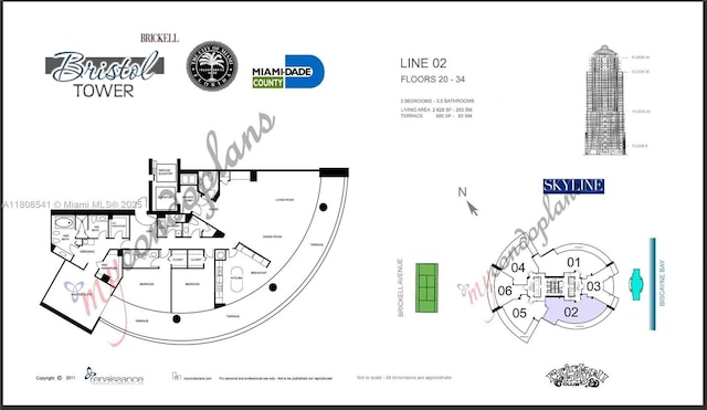 2127 Brickell Ave Unit 2302, Miami, FL 33129 - room layout