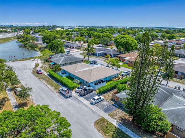 3107 NW 2nd Ter, Pompano Beach, FL 33064 - aerial perspective of suburban area with a nearby body of water