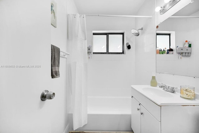 12400 NE 11th Ct, North Miami, FL 33161 - bathroom with vanity and shower / tub combo