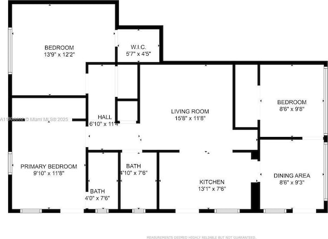 12400 NE 11th Ct, North Miami, FL 33161 - floor plan / room layout
