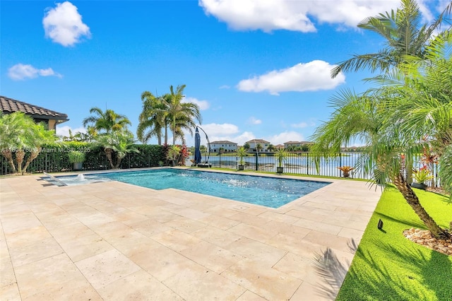 8575 Baypoint Cir, Parkland, FL 33076 - view of swimming pool with a patio