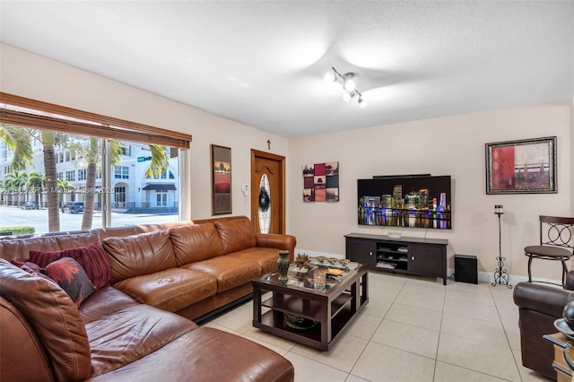 1901 SW 37th Ave, Miami, FL 33145 - living area with light tile patterned flooring and baseboards