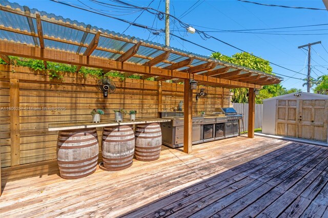 1901 SW 37th Ave, Miami, FL 33145 - view of wooden terrace