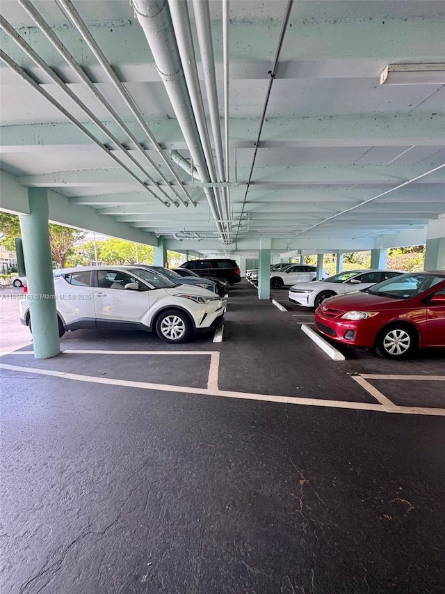 700 NE 14th Ave Unit 204, Hallandale Beach, FL 33009 - view of covered parking lot