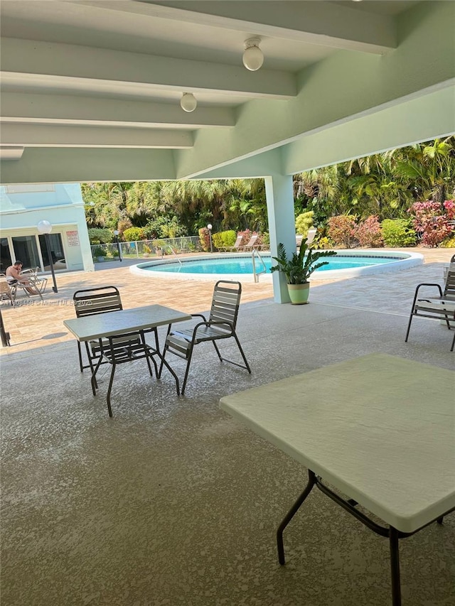 700 NE 14th Ave Unit 204, Hallandale Beach, FL 33009 - view of pool featuring a patio area