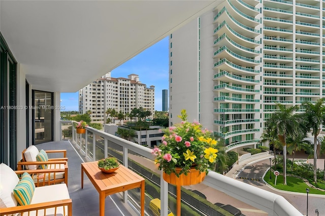 20185 E Country Club Dr Unit 505, Aventura, FL 33180 - balcony featuring a view of city