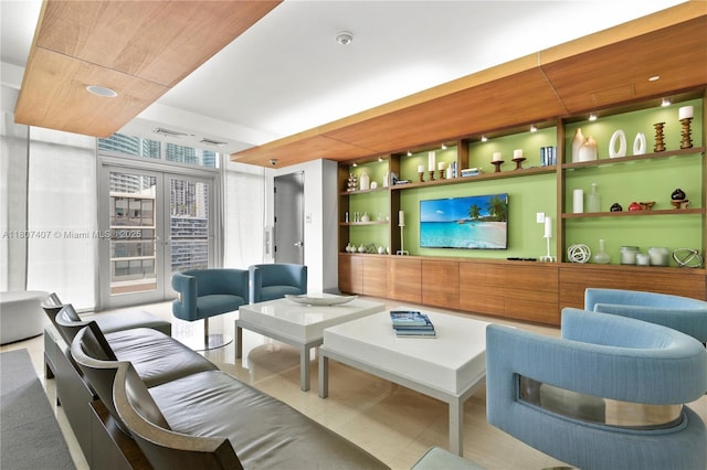500 Brickell Ave Unit 3103, Miami, FL 33131 - living area with built in features