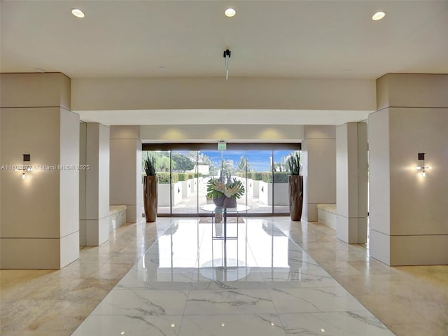 1000 W Island Blvd Unit 611, Aventura, FL 33160 - building lobby featuring recessed lighting
