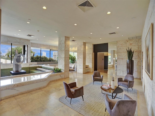 1000 W Island Blvd Unit 611, Aventura, FL 33160 - lobby featuring recessed lighting