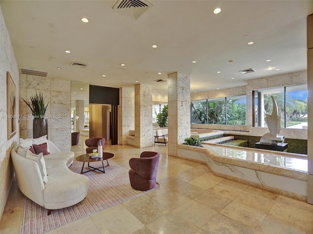 1000 W Island Blvd Unit 611, Aventura, FL 33160 - lobby featuring recessed lighting