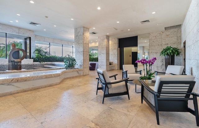 1000 W Island Blvd Unit 611, Aventura, FL 33160 - lobby featuring recessed lighting