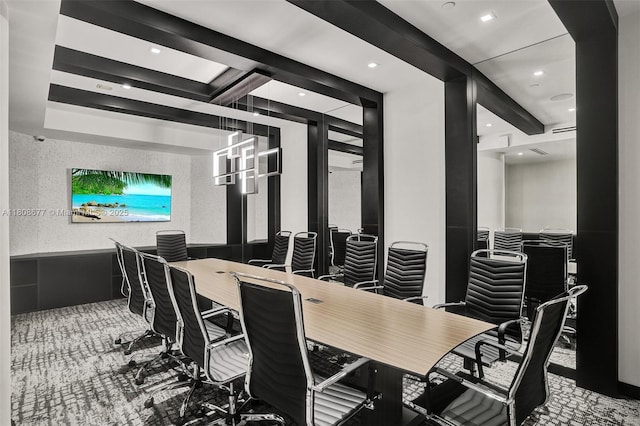 1000 W Island Blvd Unit 611, Aventura, FL 33160 - dining area with recessed lighting
