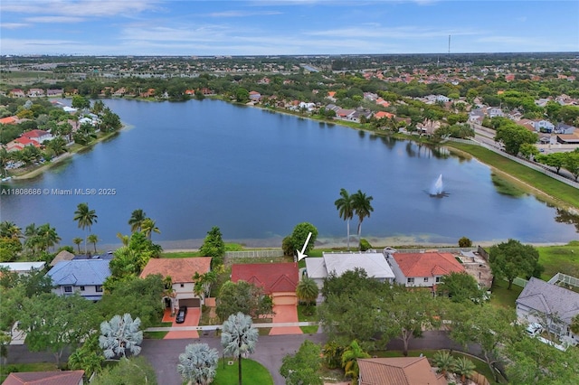 8749 NW 189th Ter, Hialeah, FL 33018 - aerial view of residential area with a large body of water