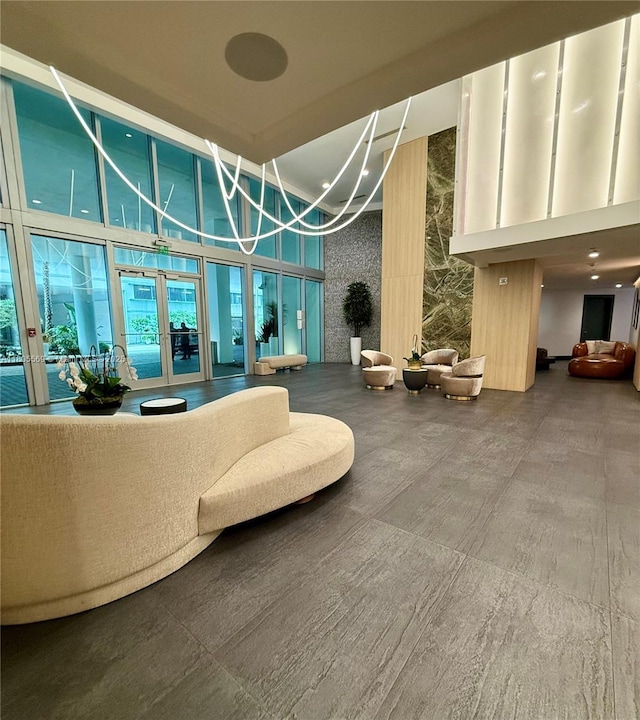 90 SW 3rd St Unit 1208, Miami, FL 33130 - building lobby with a towering ceiling