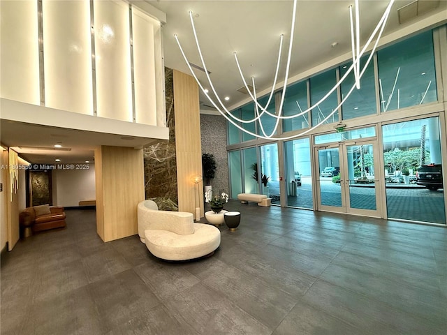 90 SW 3rd St Unit 1208, Miami, FL 33130 - lobby with a high ceiling