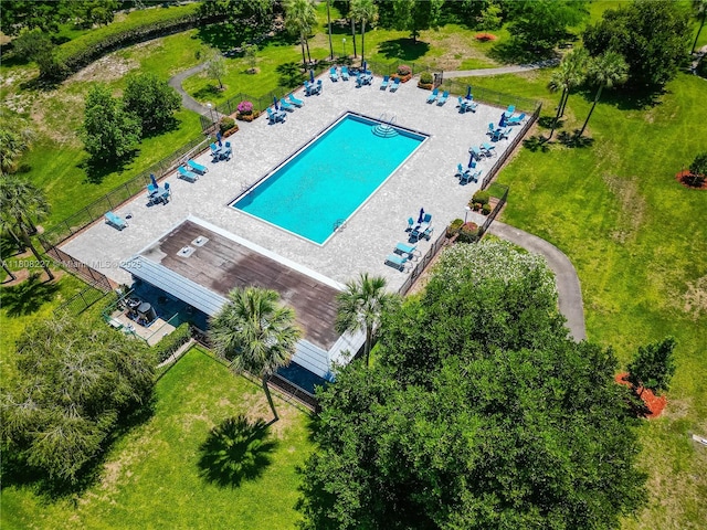 2504 Antigua Ter Unit O3, Coconut Creek, FL 33066 - drone / aerial view of a pool area