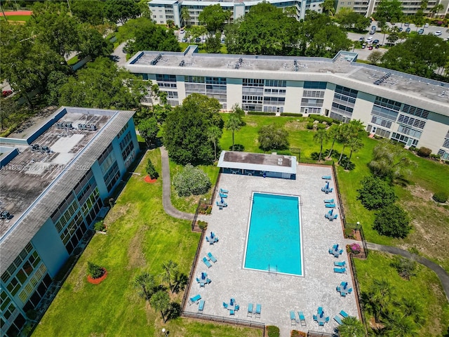 2504 Antigua Ter Unit O3, Coconut Creek, FL 33066 - bird's eye view of a pool area and apartment complex