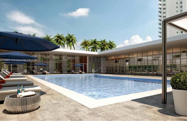 15051 Royal Oaks Ln Unit 1604, North Miami, FL 33181 - view of community pool