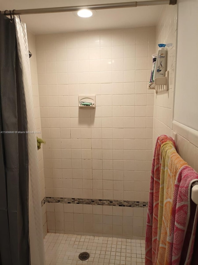 2005 Sans Souci Blvd Unit 202, North Miami, FL 33181 - full bathroom featuring a shower stall and recessed lighting
